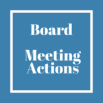 Board Meeting Actions